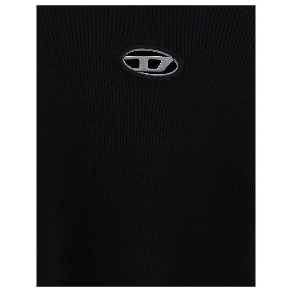 Diesel Black Viscose Top