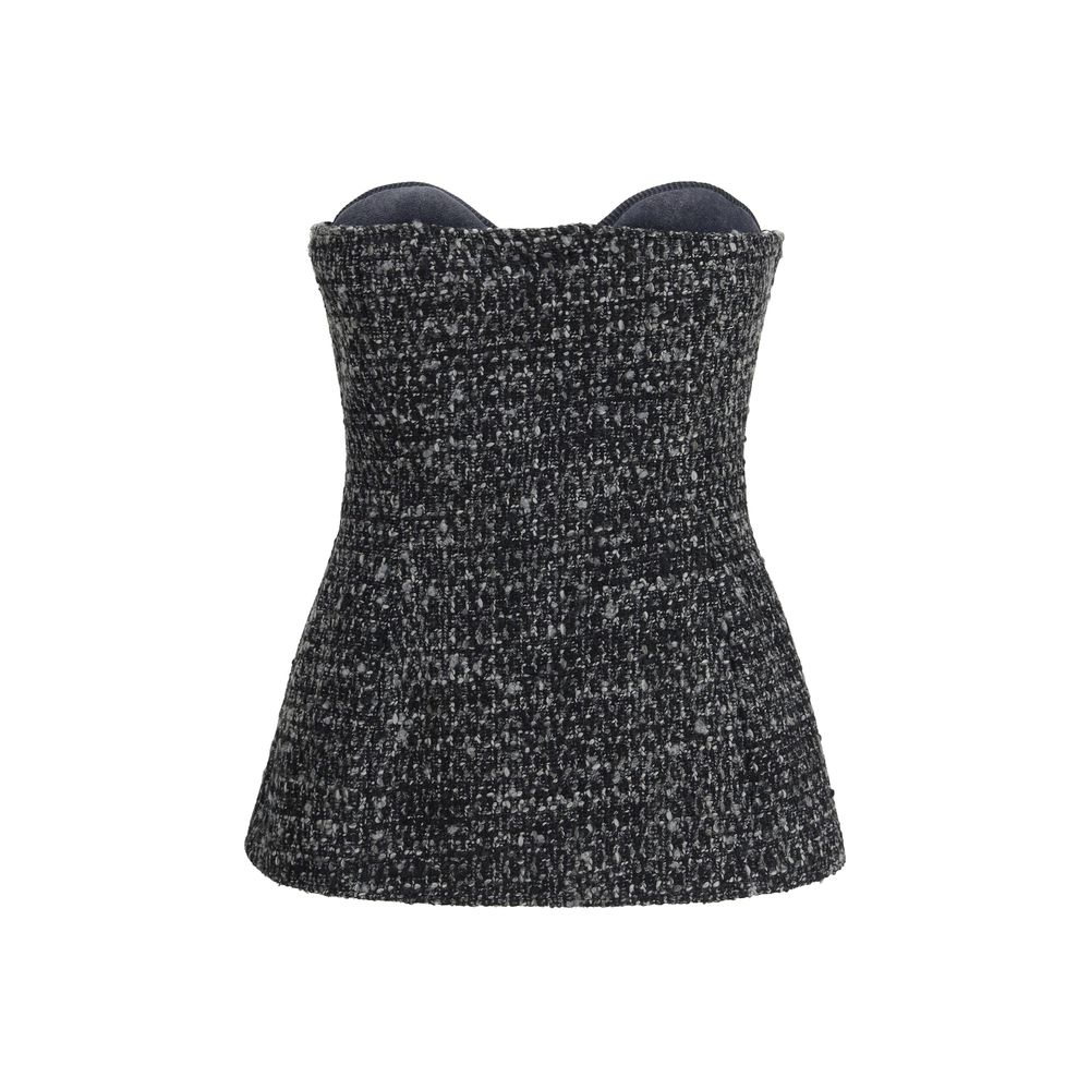 Diesel Gray Polyester Top