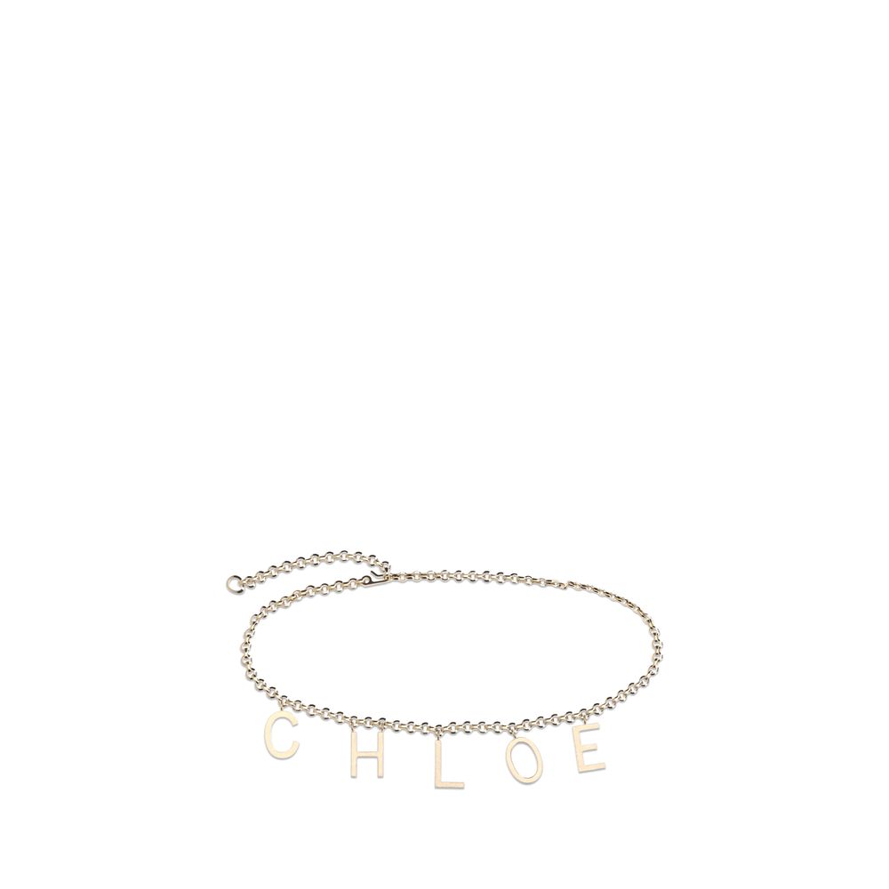 Chloé Gold Brass Regular Belt
