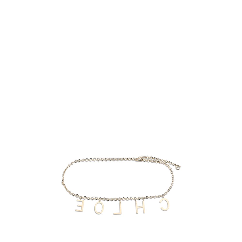 Chloé Gold Brass Regular Belt