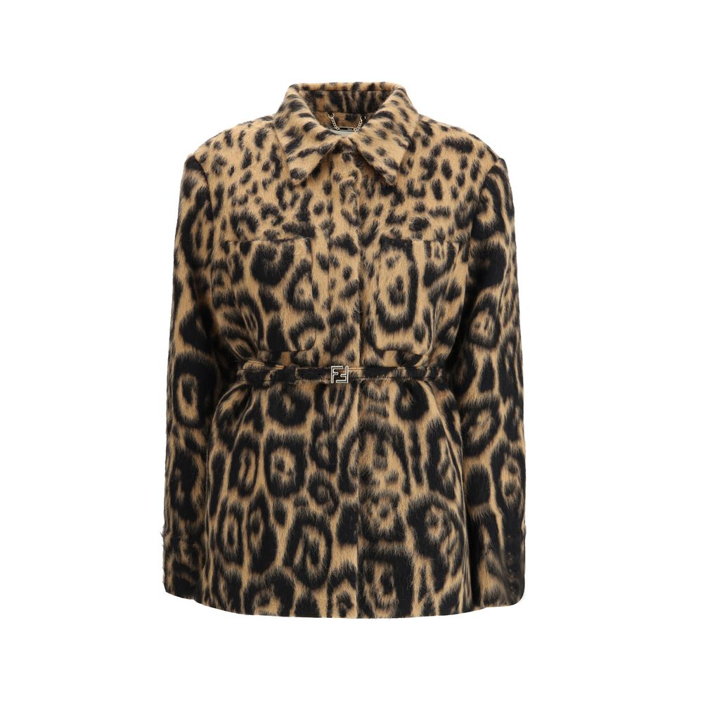 Fendi Multicolor Fleece Wool Clothing