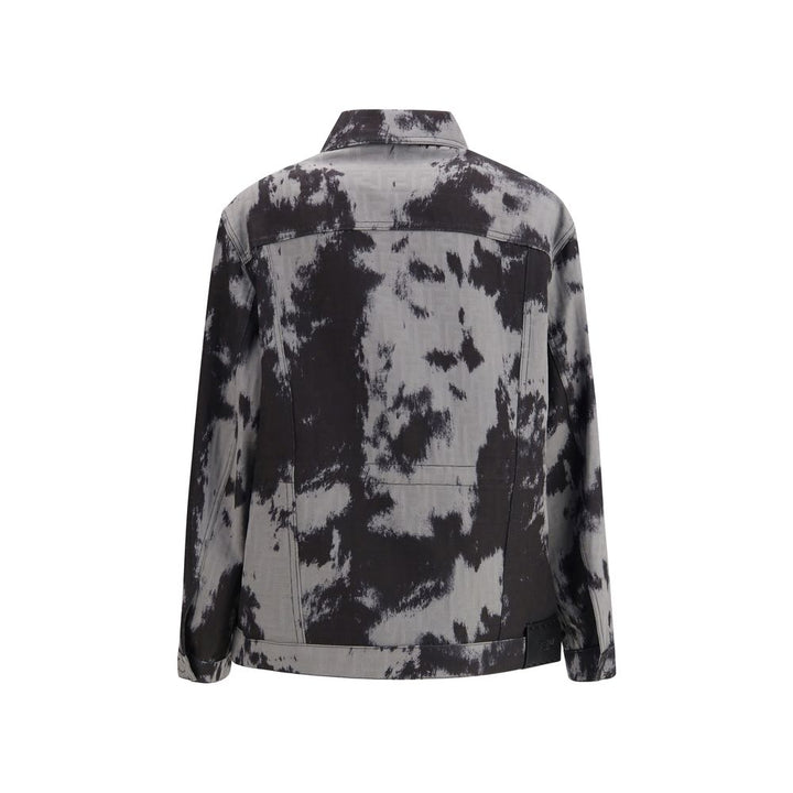 Fendi Black Cotton Denim Jacket