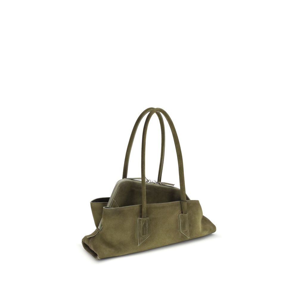 The Attico Bicolor Calf Leather Bos Taurus Shoulder Bag