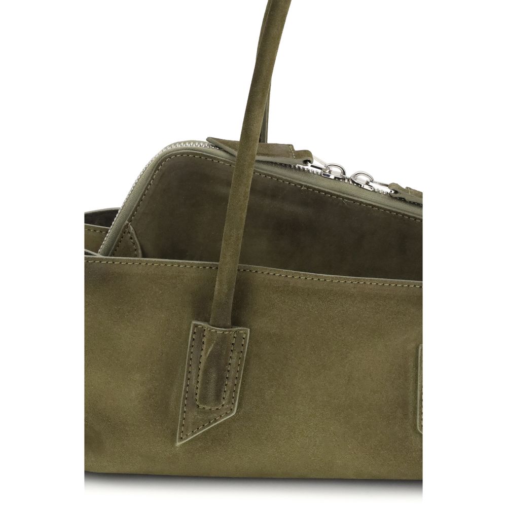 The Attico Bicolor Calf Leather Bos Taurus Shoulder Bag