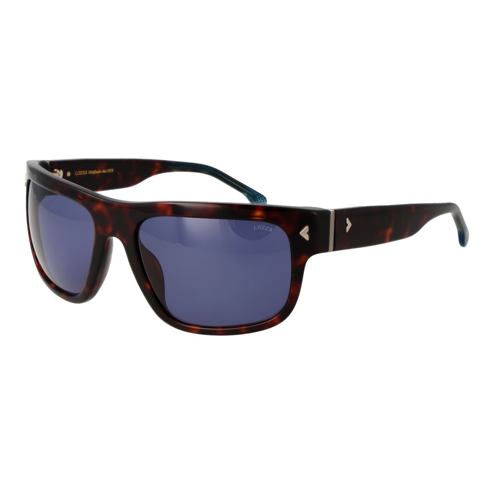 Lozza Brown Metal Sunglasses