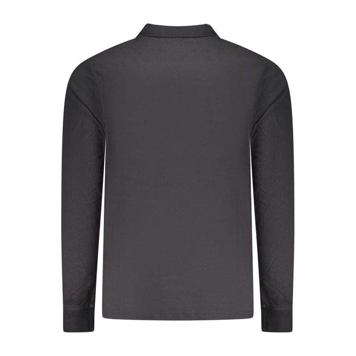 Norway 1963 Black Cotton Men Polo Shirt