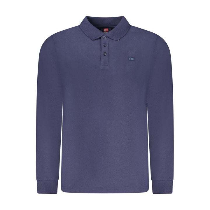 Norway 1963 Blu Cotton Men Polo