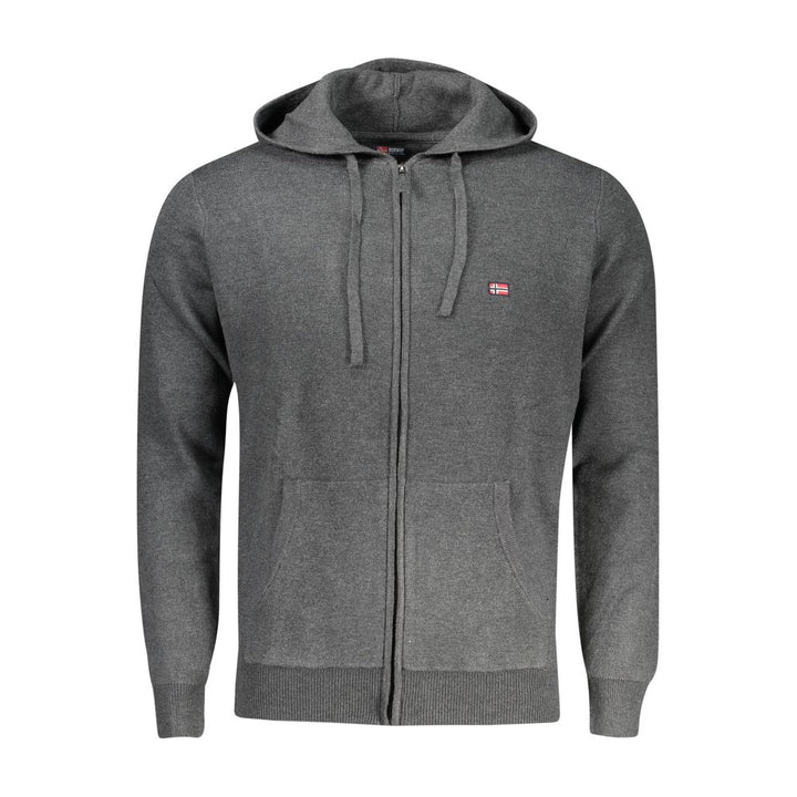 Norway 1963 Grigio Poliammide Men's Cardigan