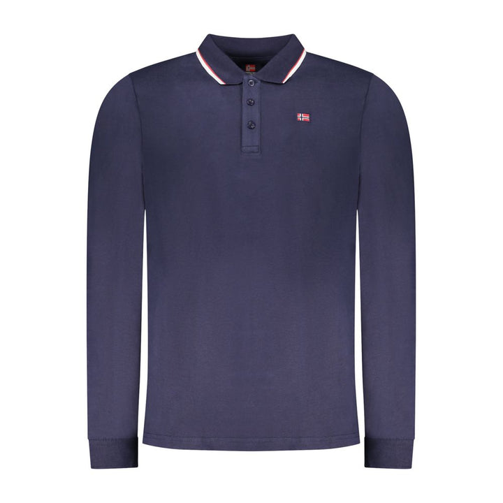 Norway 1963 Blu Cotton Mens Polo Shirt