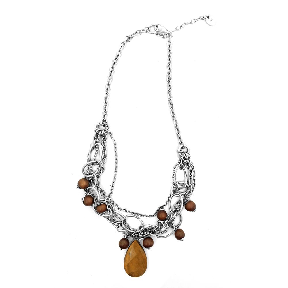 GC Silver Stainless Steel Necklace