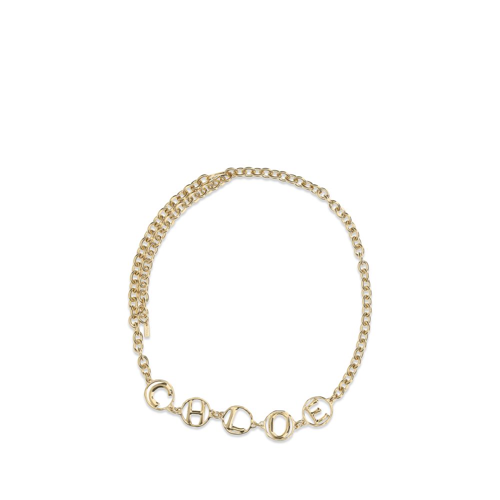 Chloé Black Brass High-Waist Belt