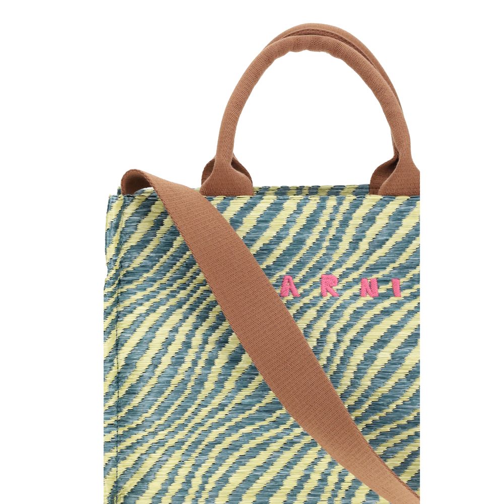 Marni Multicolor Fabric Shoulder Bag