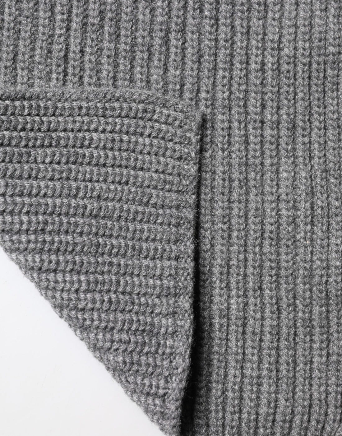 Dolce & Gabbana Gray Cashmere Knit Neck Wrap Shawl Scarf