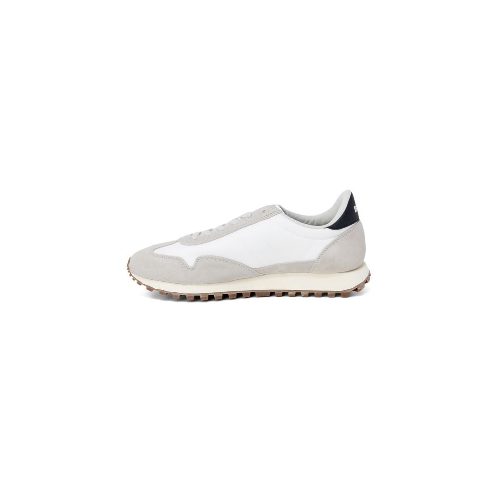 Blauer Gray Leather Athletic Sneakers
