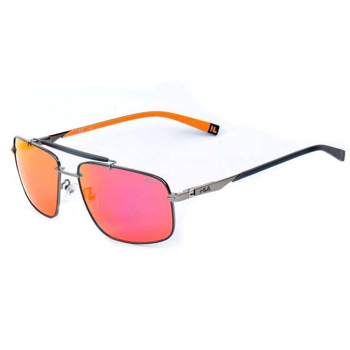 Fila Gray Metal Sunglasses