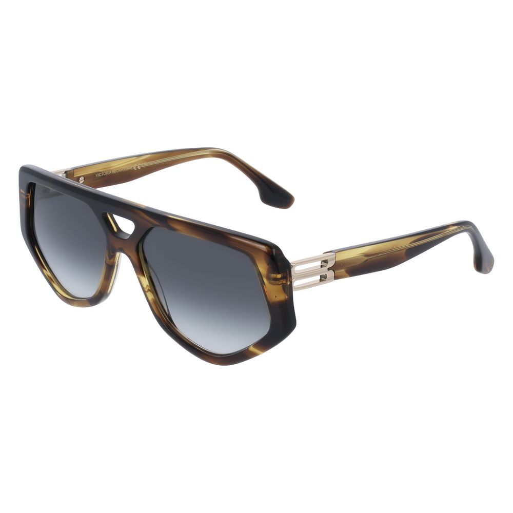 Victoria Beckham Brown Acetate Sunglasses