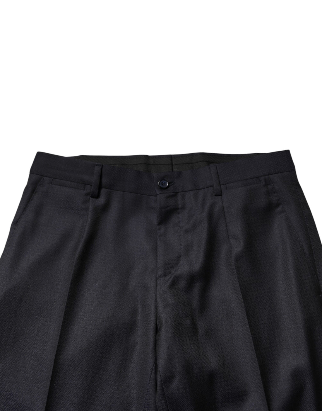 Dolce & Gabbana Black Wool Single Breasted Men 2 Piece Suit