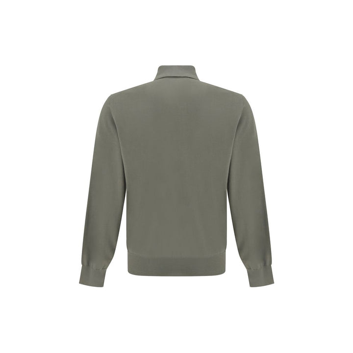 Brunello Cucinelli Bicolor Cotton Shortsleeve Shirt
