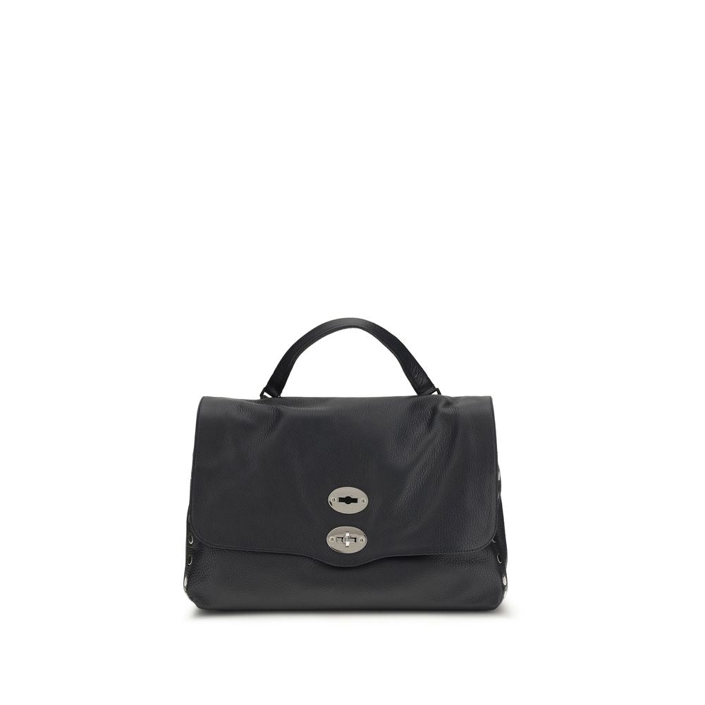 Zanellato Blue Calf Leather Bos Taurus Shoulder Bag