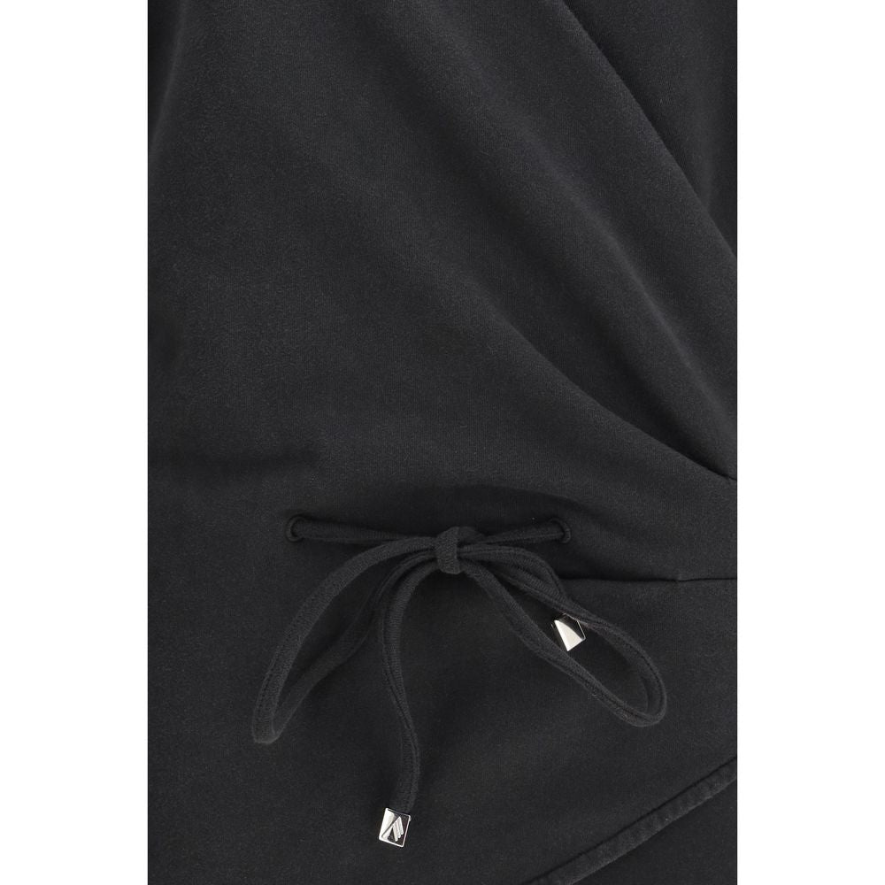 The Attico Black Cotton Casual Dress