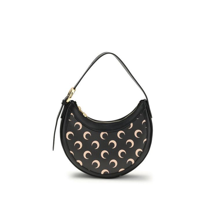 Marine Serre Black Polyethylene Shoulder Bag
