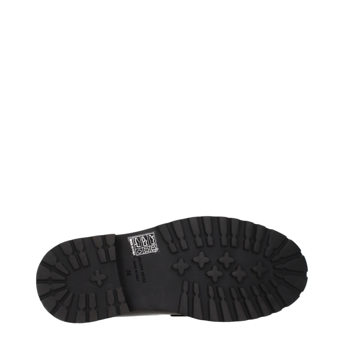 Golden Goose Black Leather Slip-On Loafers