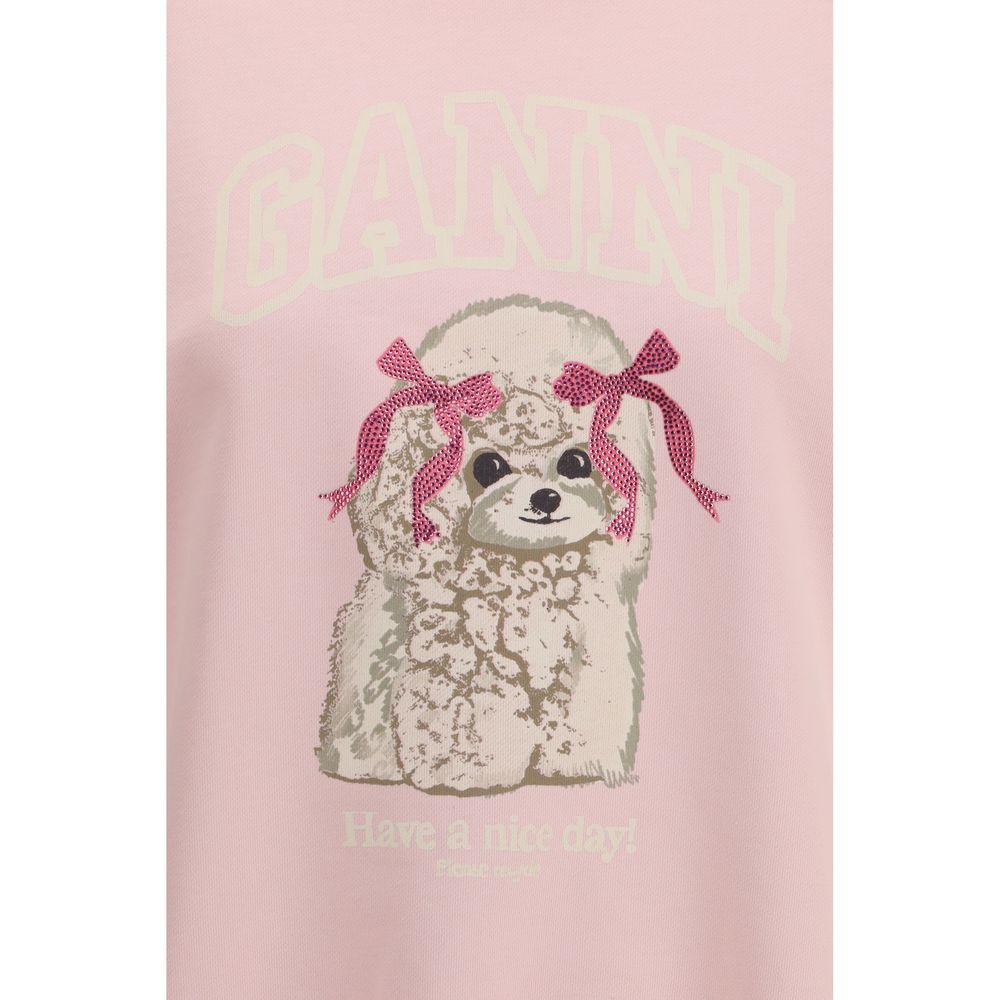 Ganni Multicolor Cotton Sweatshirt