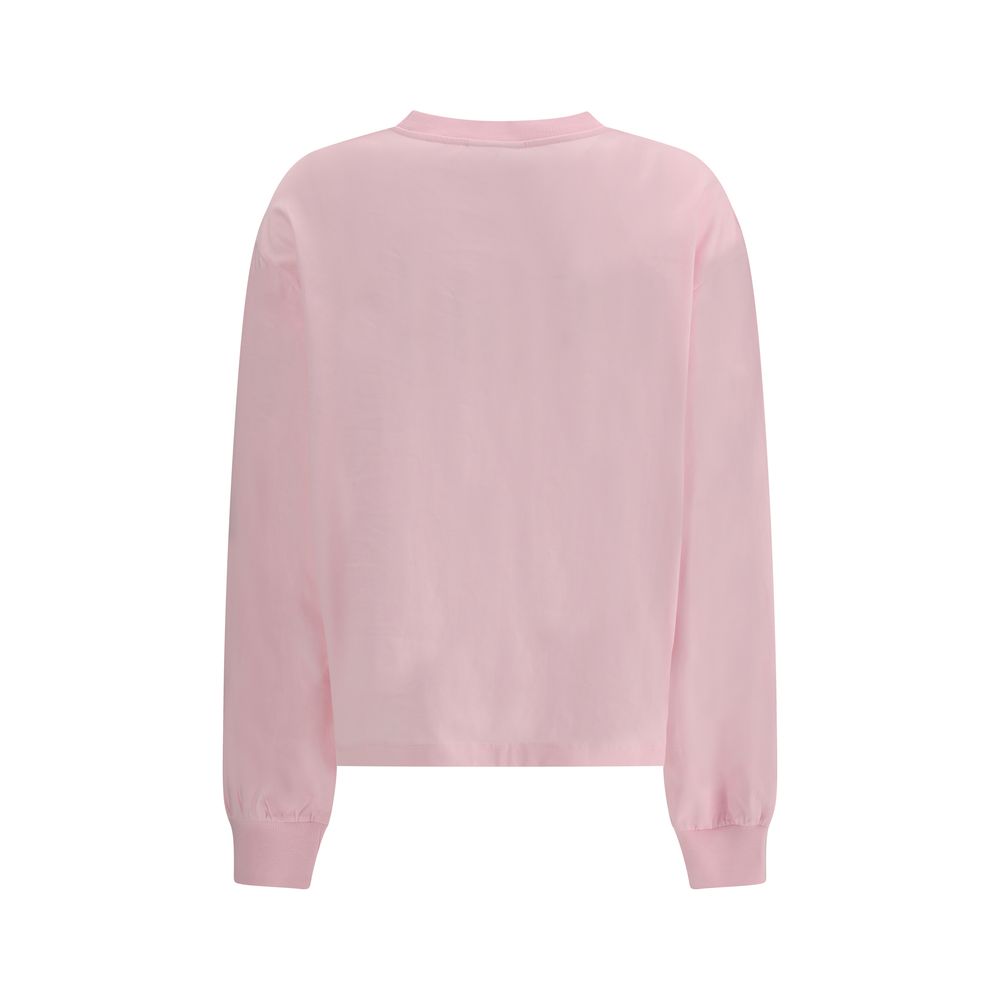 Ganni Multicolor Cotton Long Sleeve T-Shirt