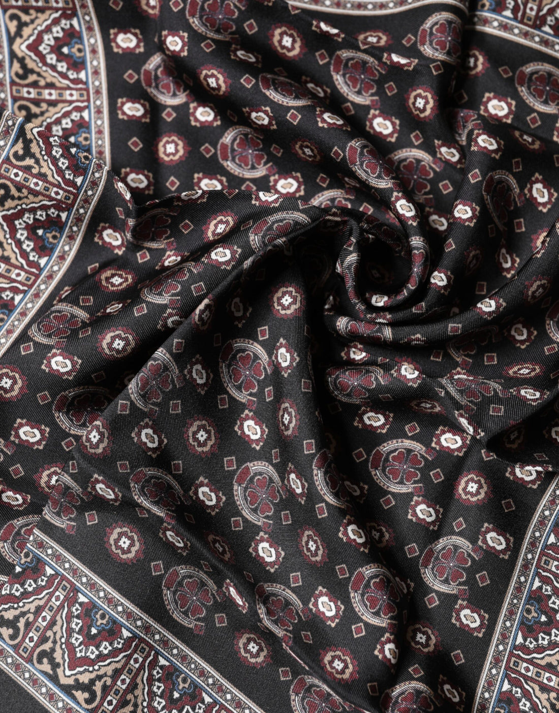 Dolce & Gabbana Multicolor Patterned Men Square Foulard Scarf
