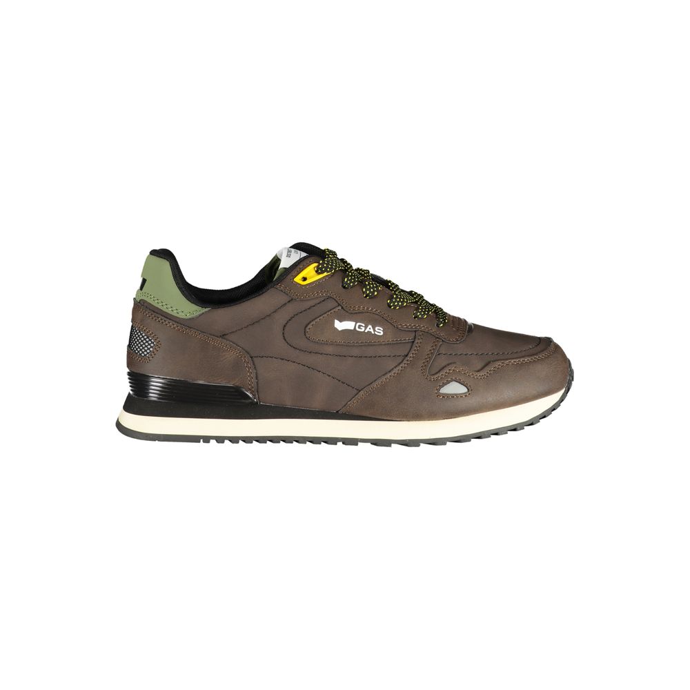 Gas Marrone Polyurethane Men Sneaker