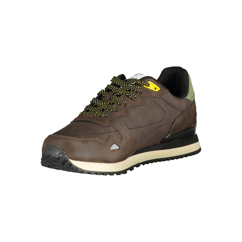 Gas Marrone Polyurethane Men Sneaker