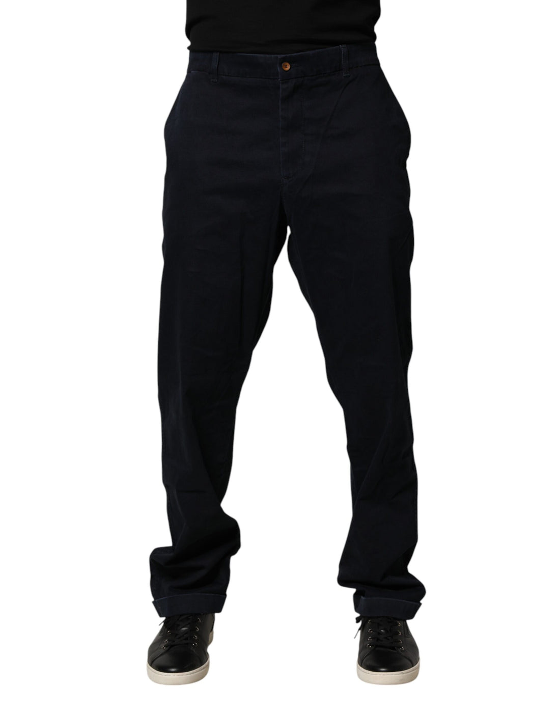 Harmont & Blaine Black Mid Waist Skinny Denim Trouser Jeans