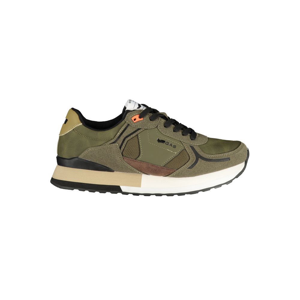 Gas Verde Poliestere Men Sneaker
