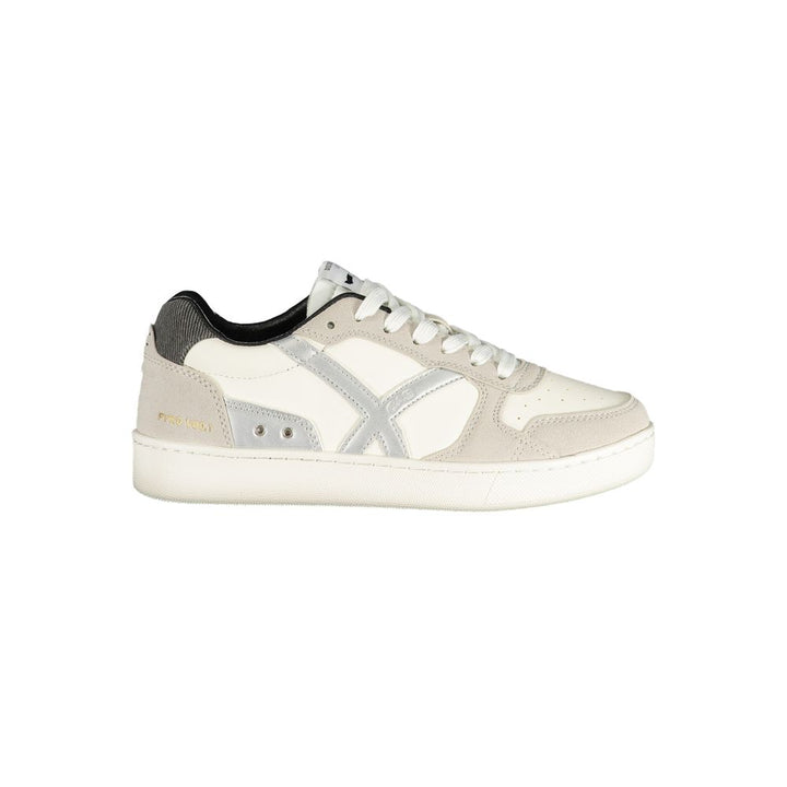 Gas White Polyurethane Women Sneaker