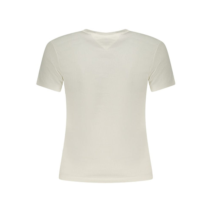 Tommy Hilfiger White Cotton Women's T-Shirt
