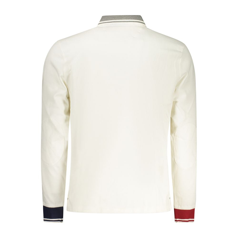 North Sails White Cotton Men Polo Shirt