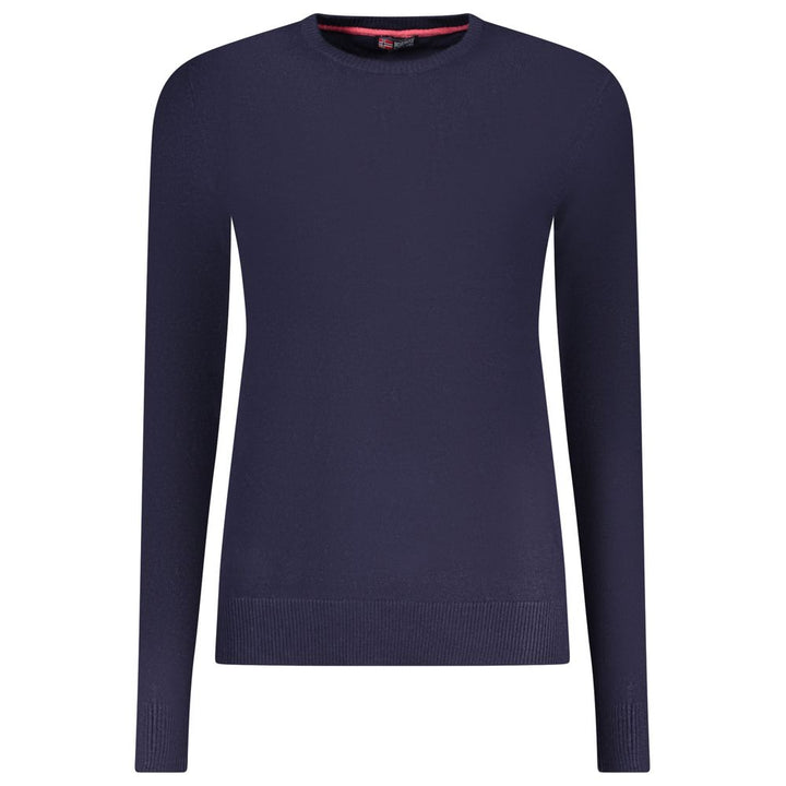 Norway 1963 Blu Viscose Donna Maglia