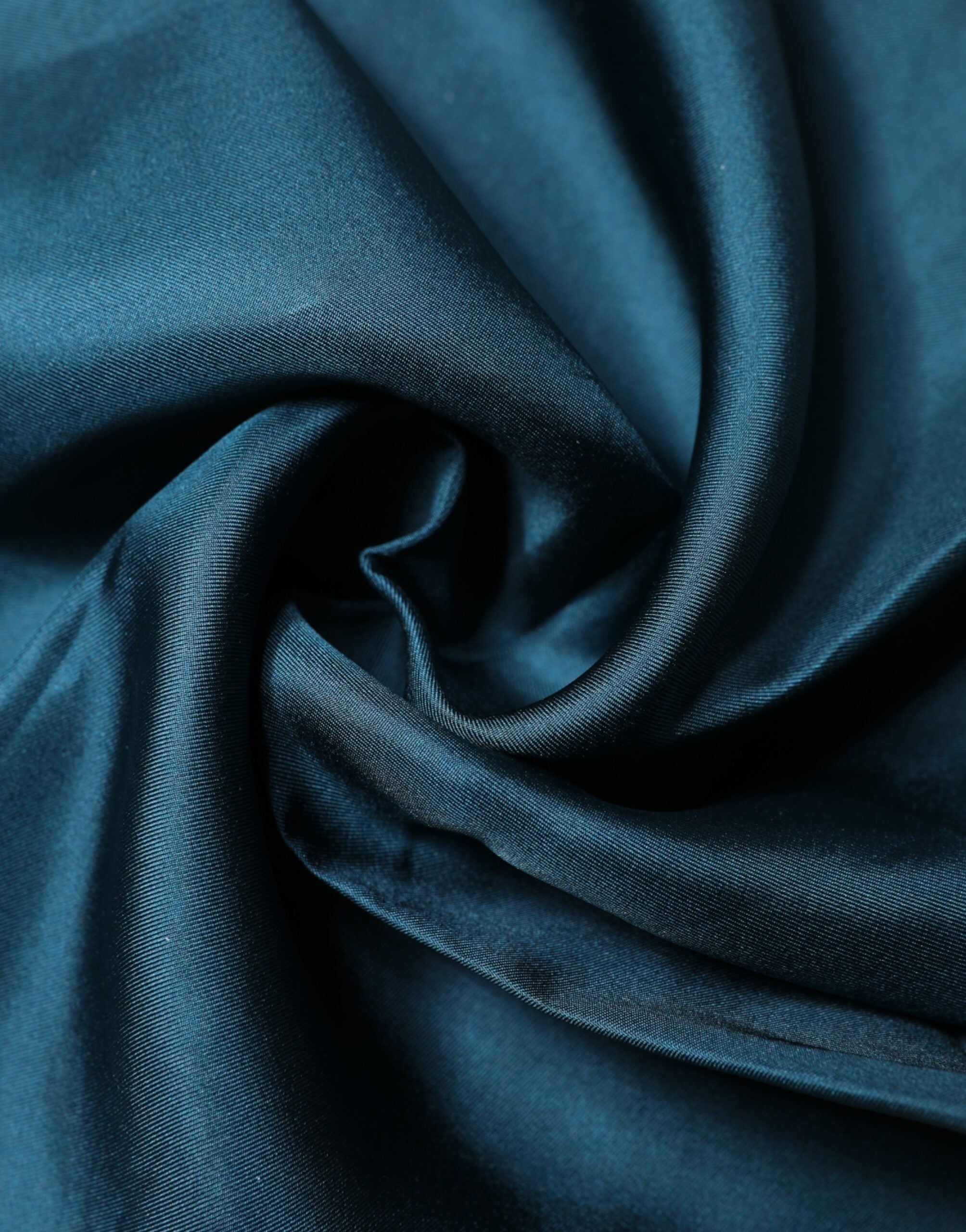 Dolce & Gabbana Blue Silk Square Pocket Handkerchief Scarf
