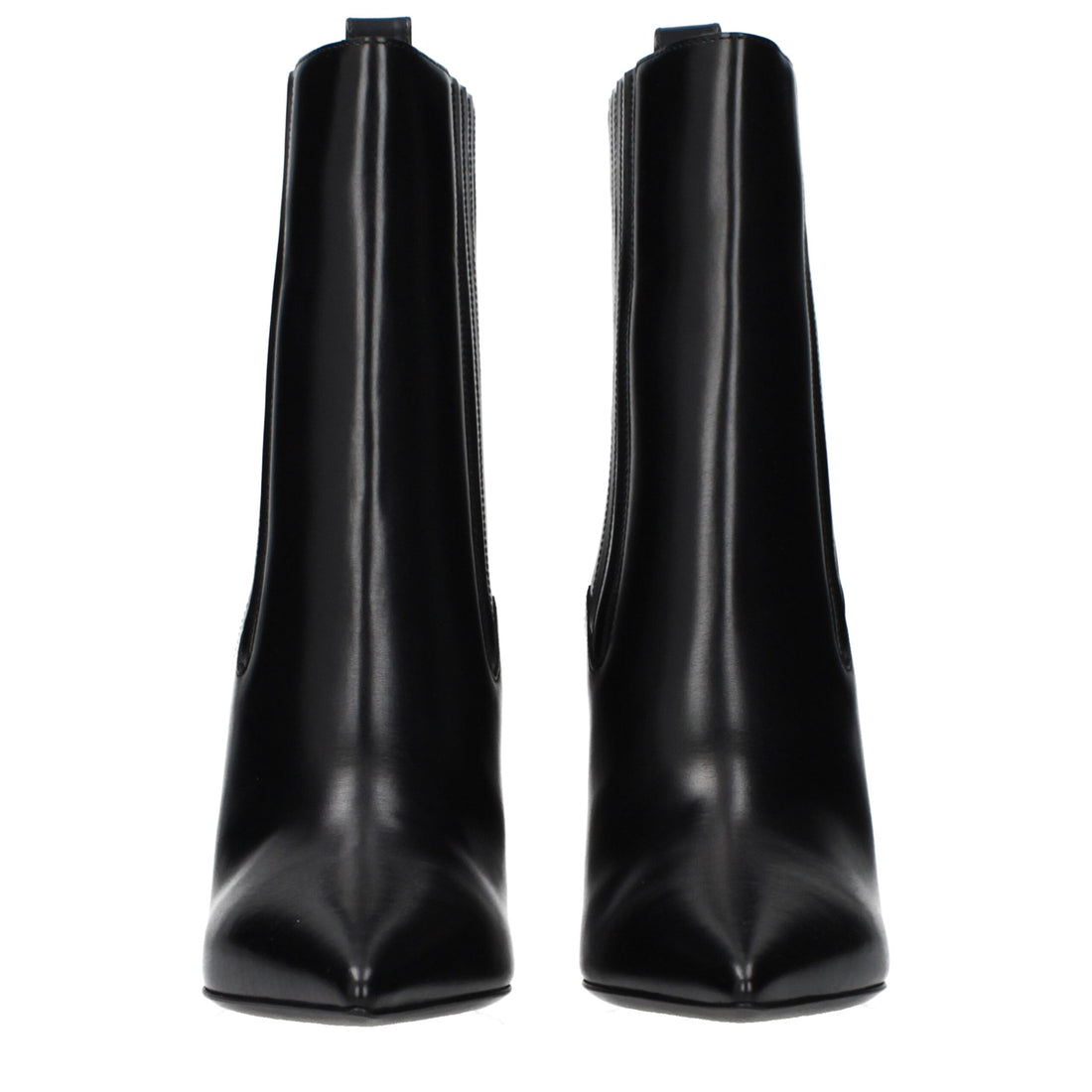Valentino Garavani Black Leather Ankle Boots