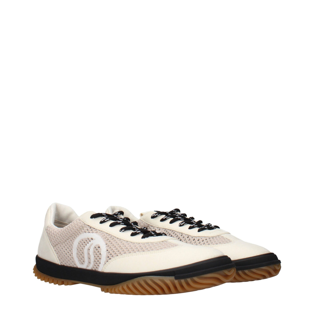 Stella McCartney White Fabric Low Top Sneakers