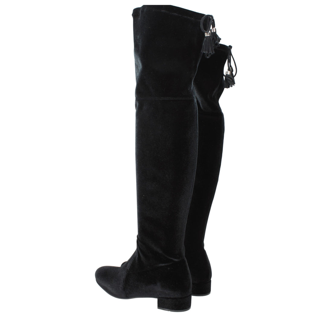 Prada Black Velvet Over The Knee