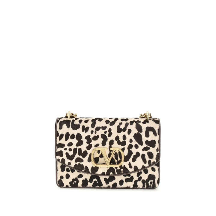 Valentino Garavani Multicolor Calf Leather Bos Taurus Shoulder Bag
