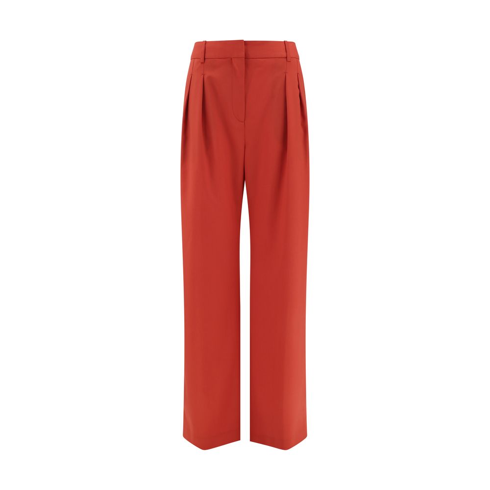 Loulou De Saison Multicolor Fleece Wool Flared Pants