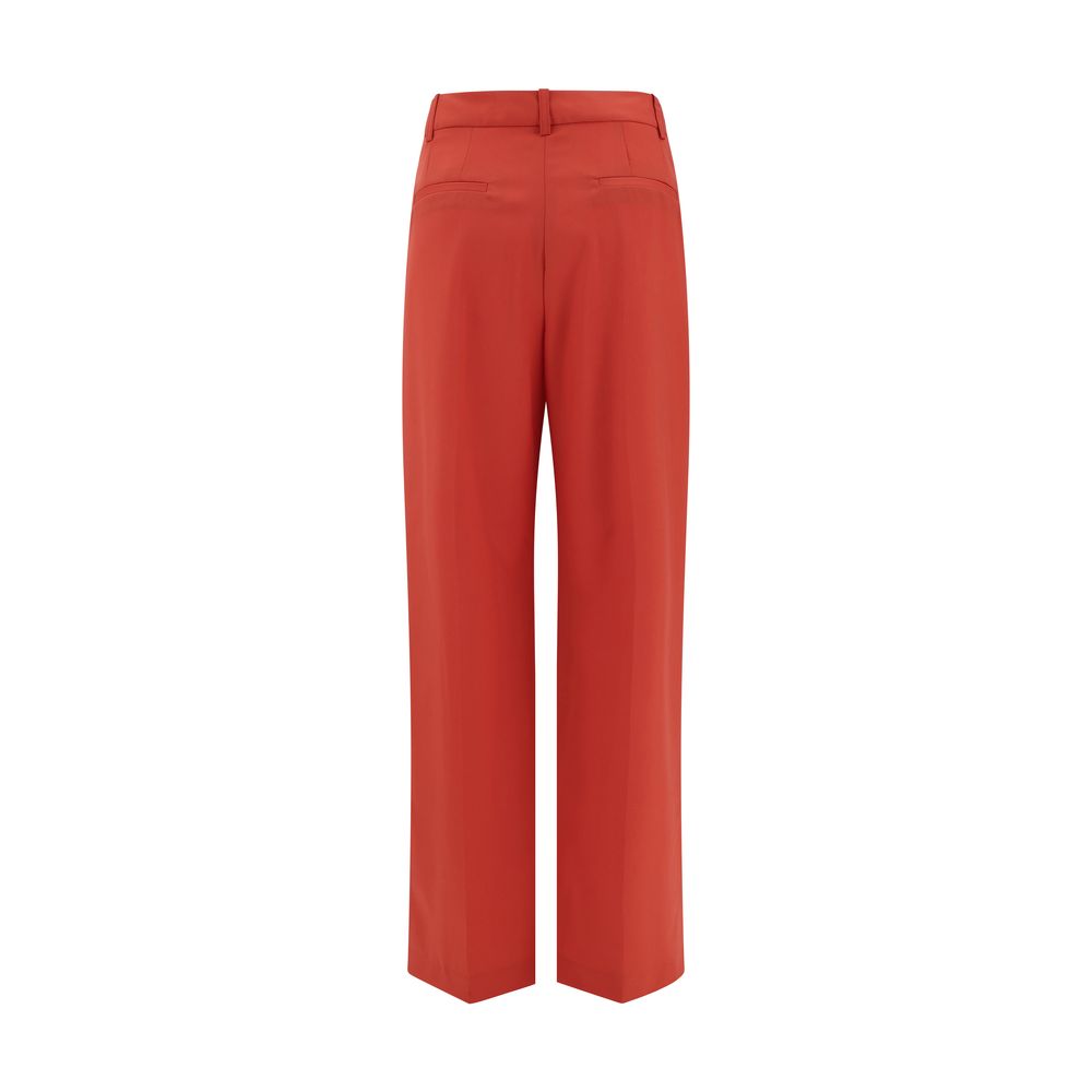 Loulou De Saison Multicolor Fleece Wool Flared Pants