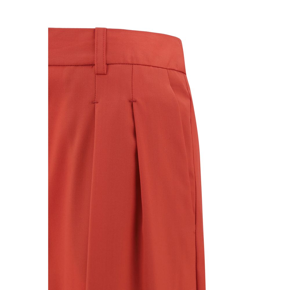 Loulou De Saison Multicolor Fleece Wool Flared Pants
