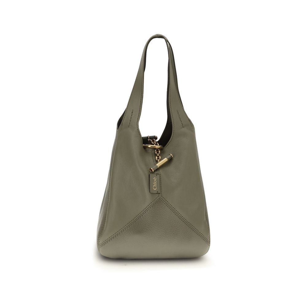 Chloé Bicolor Buffalo Leather Shoulder Bag