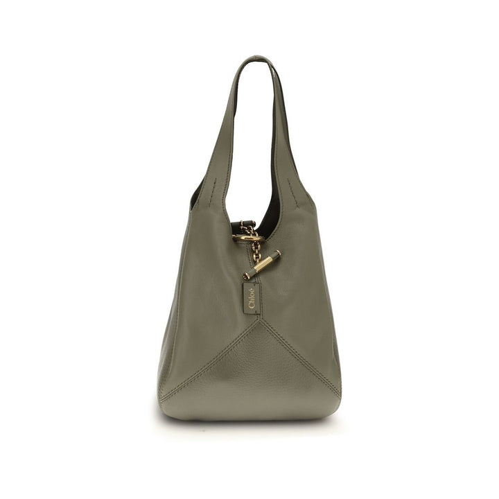 Chloé Bicolor Buffalo Leather Shoulder Bag