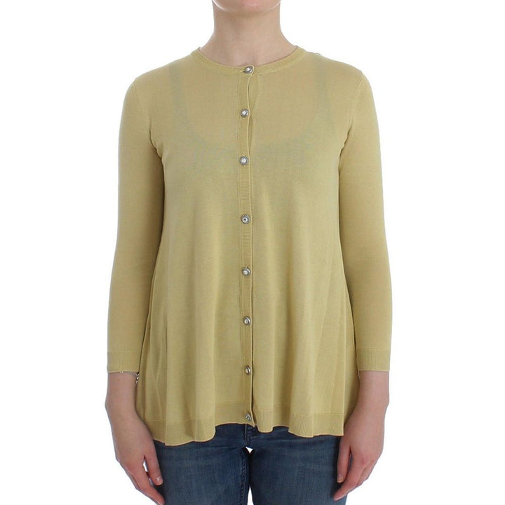 Dolce & Gabbana Bicolor Silk Cardigan