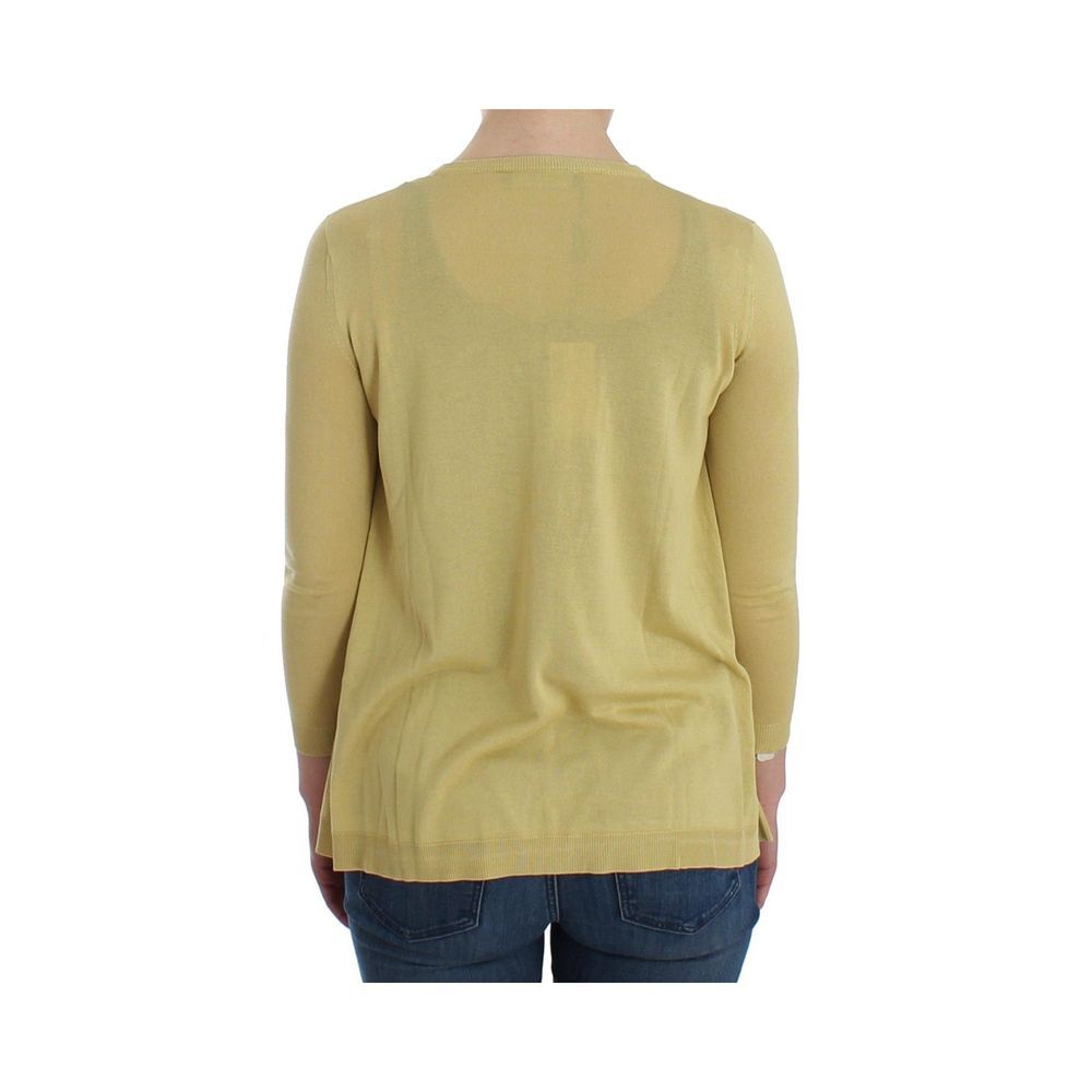 Dolce & Gabbana Bicolor Silk Cardigan