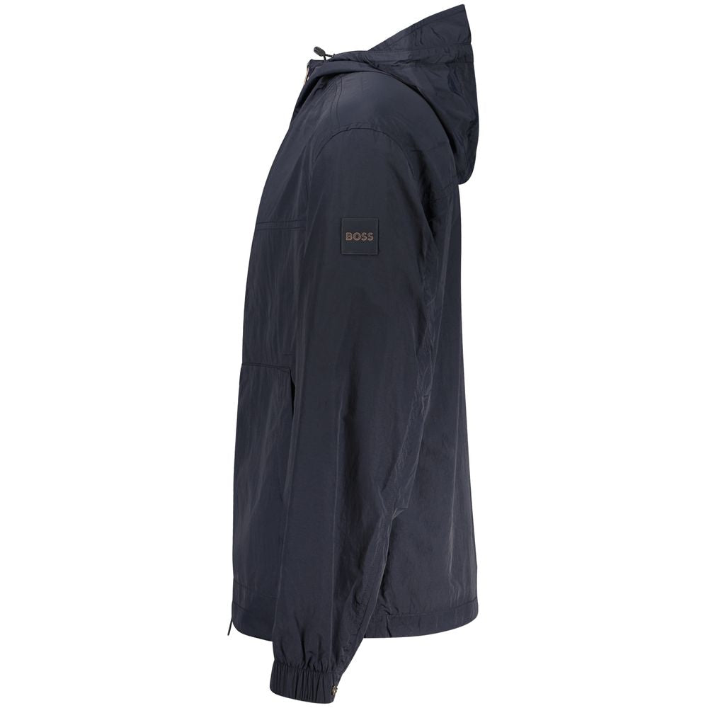 Hugo Boss Blu Poliammide Men's Jacket
